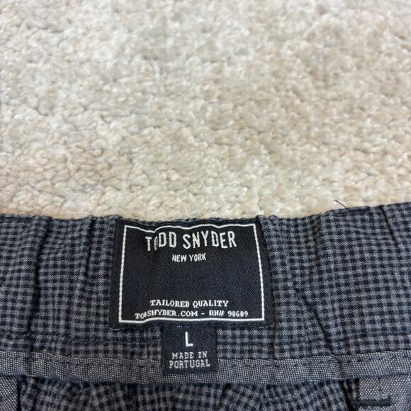 Todd Snyder Gingham Check Seersucker 9" Shorts Men's Large Preppy Minimalist - Picture 4 of 9
